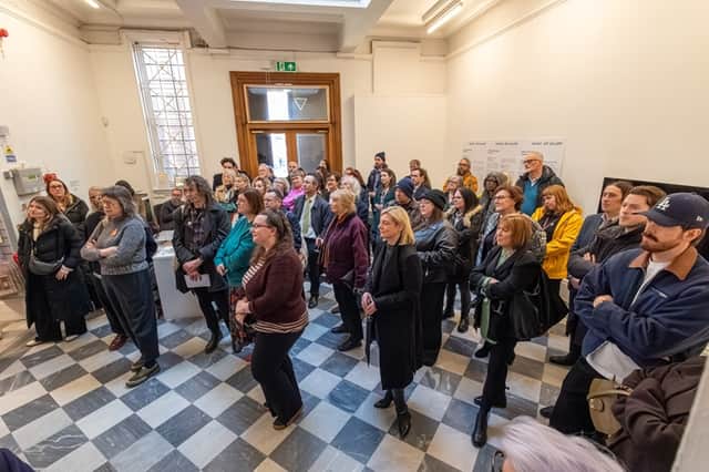 Visitor numbers have doubled at Blackpool's Grundy Art Gallery thanks to the arrival of Claude Monet's ‘The Petit Bras of the Seine at Argenteuil’. Pictured guest at the launch