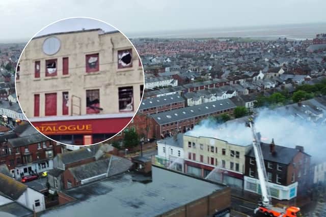 Aftermath of fire in Fleetwood