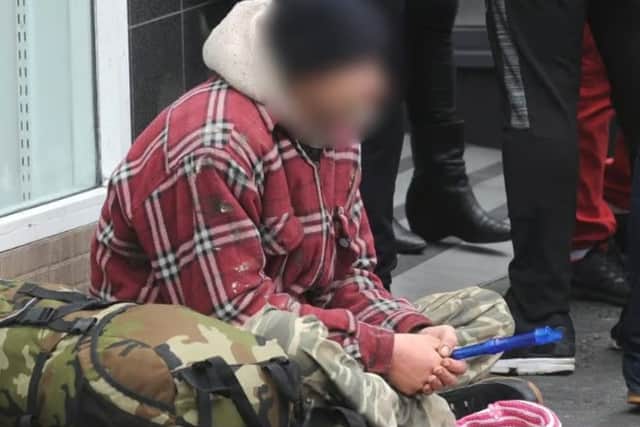 Businesses in Blackpool town centre say an apparent increase in groups of beggars is causing probems