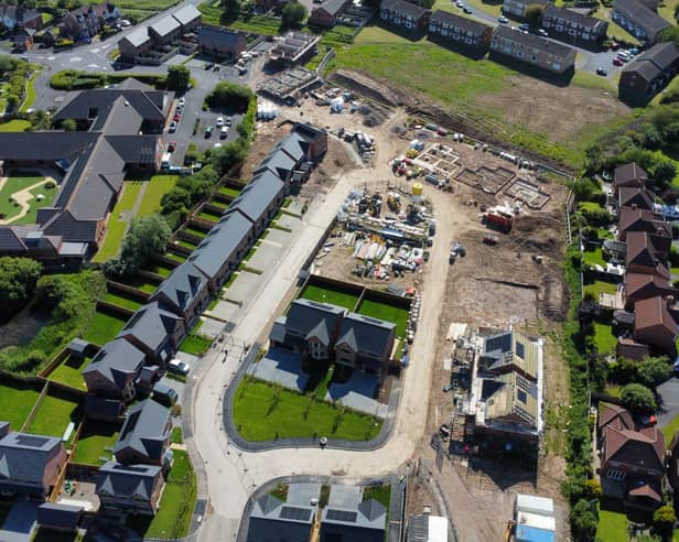 The Ryscar estate in Bispham is being completed by another developer