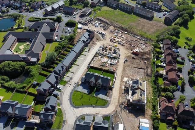 The Ryscar estate in Bispham is being completed by another developer