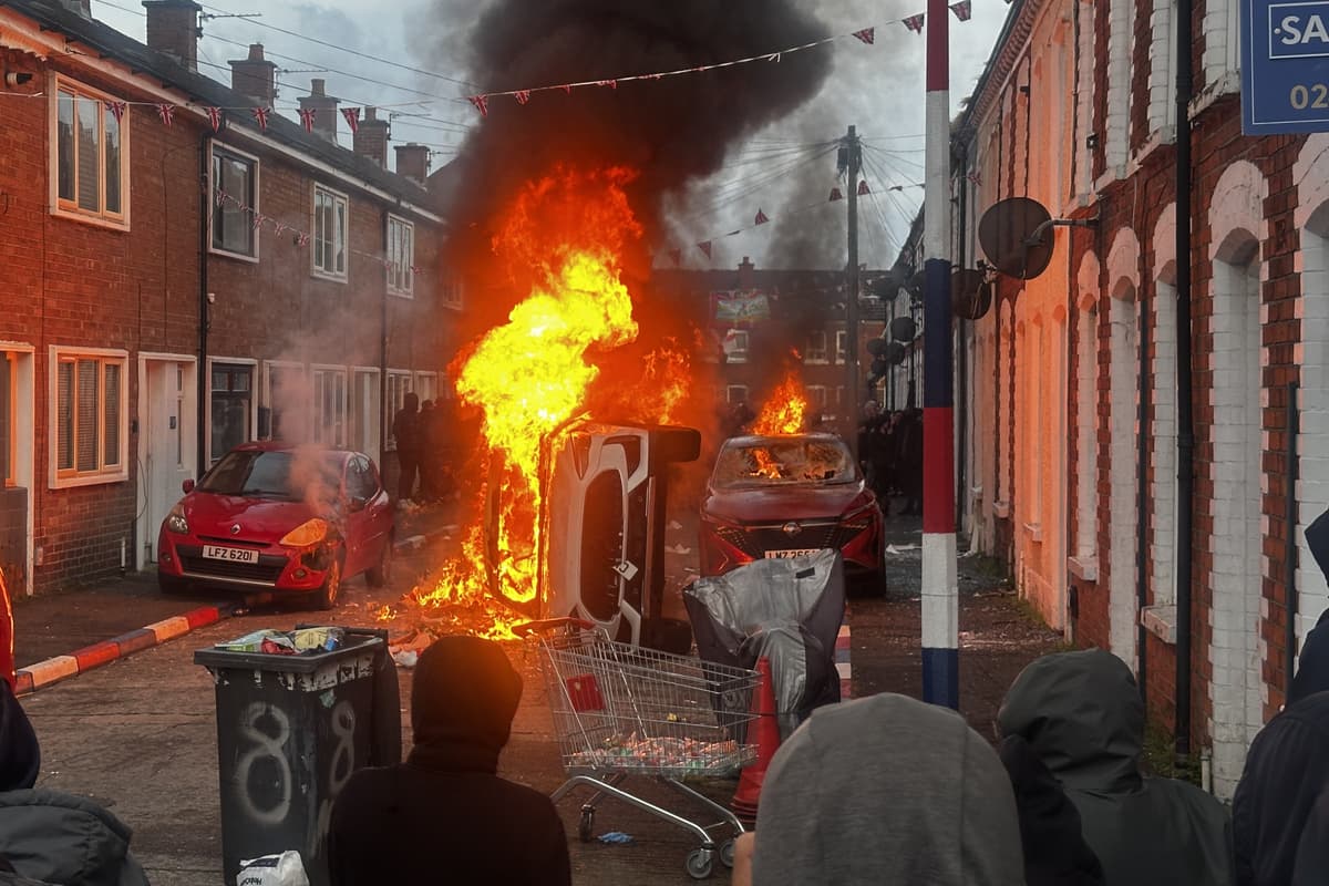 Irish Beheading Riots Lancashire police officers deployed to Northern Ireland to help with ...