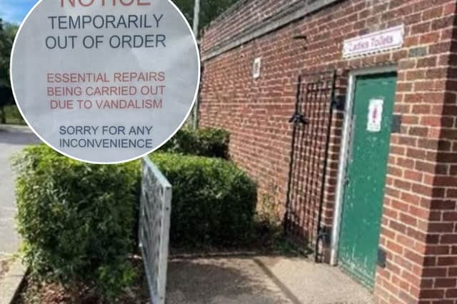 Toilets at Blackpool's Stanley Park have temporarily closed after a vandal attack