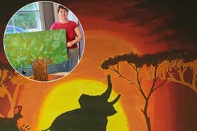 Despite battling a rare paralysing condition, artist Francesca Vaughan is holding an exhibition of her work.