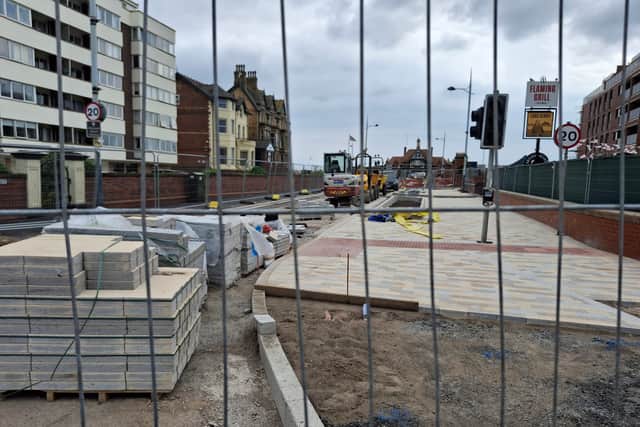 Work on the Pier Link, St Annes