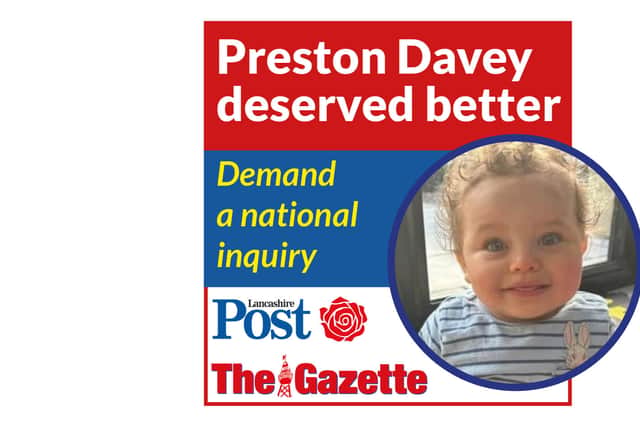 Preston Davey deserved better. Demand a national inquiry - sign the petition here https://c.org/YPqpzTJDbt