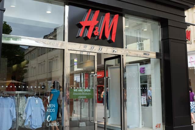 H&M shop front