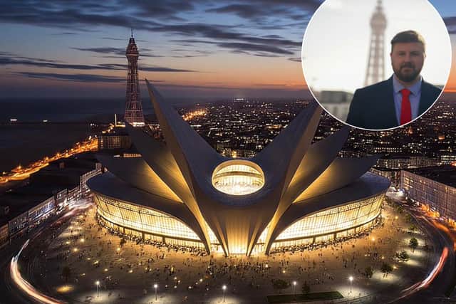 The government has committed £20 million to explore the development of a new indoor arena in Blackpool
