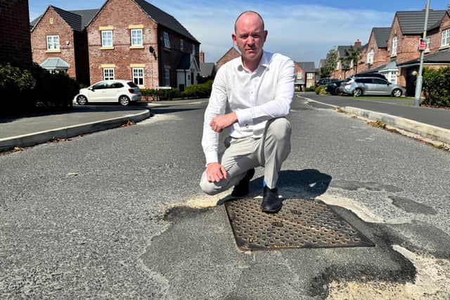 Andrew Snowden MP at the Broadacre development