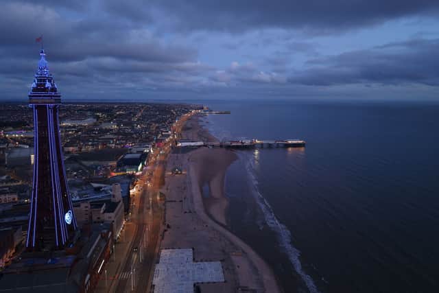AIG Women's Open  takes over Blackpool Tower marking one month to go