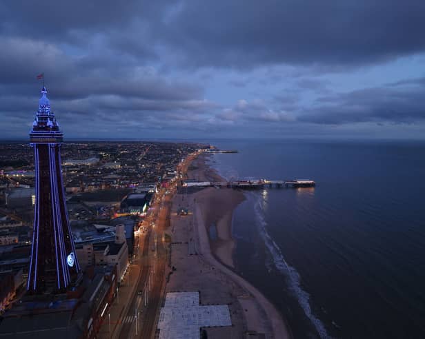 AIG Women's Open  takes over Blackpool Tower marking one month to go