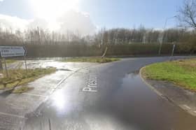 The westbound side of Freckleton Bypass is closed at its junction with Blackpool road due to a crash