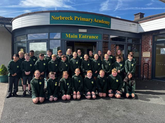 Pupils in Class 6S at Norbreck Primary Academy 