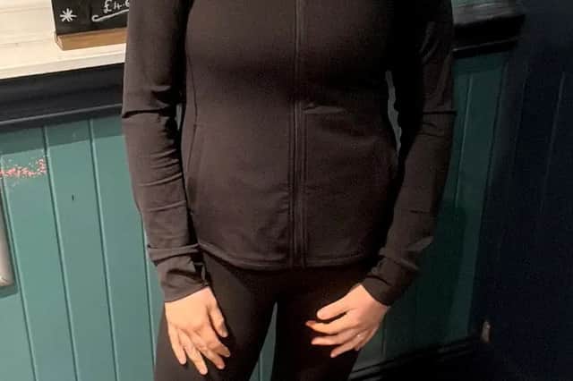 Holly Barron, after she lost weight