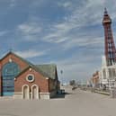 A man was rescued from the water near Blackpool Lifeboat Station on Sunday evening after being spotted struggling in the sea.

