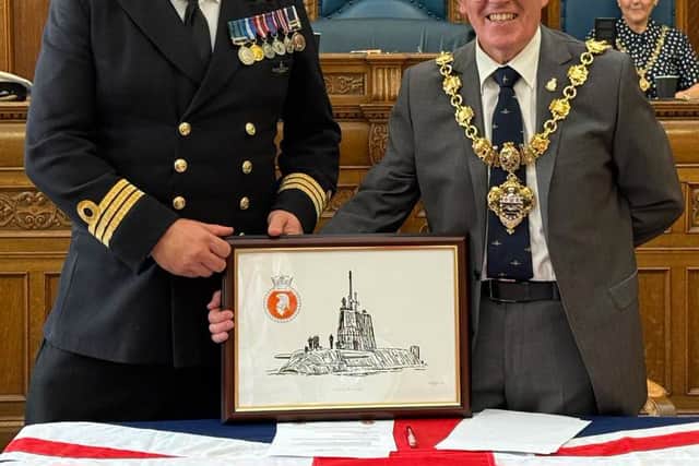 Blackpool has formally strengthened its links with the Royal Navy