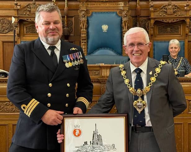 Blackpool has formally strengthened its links with the Royal Navy