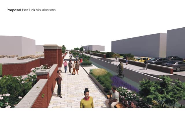 How the Pier Link is intended to look after the work.