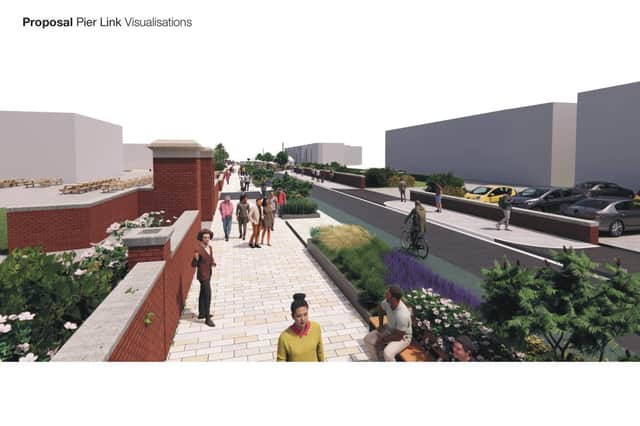 How the Pier Link is intended to look after the work.