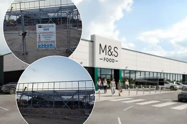 There's been a major update on the M&S store project at Norcross