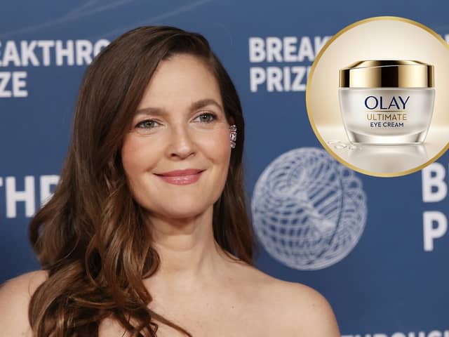 Drew Barrymore has previously described the Olay Eyes Ultimate Eye Cream as one of her favourite beauty products for brighter-looking under-eyes.