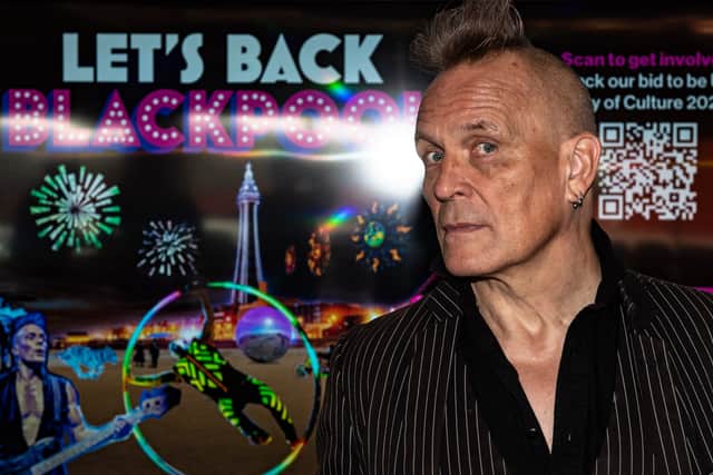 Punk musician and music journalist John Robb spoke at a business conference about why Blackpool should become UK City of Culture. Photo: Lucinda Herbert