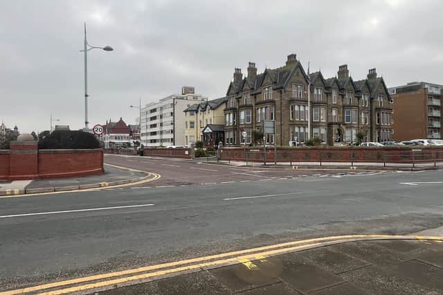 How the same area on St Annes Promenade used to look