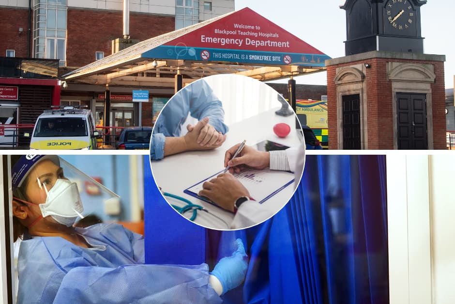 Die medizinischen Leistungen des Blackpool Victoria Hospital erhalten nach ...
