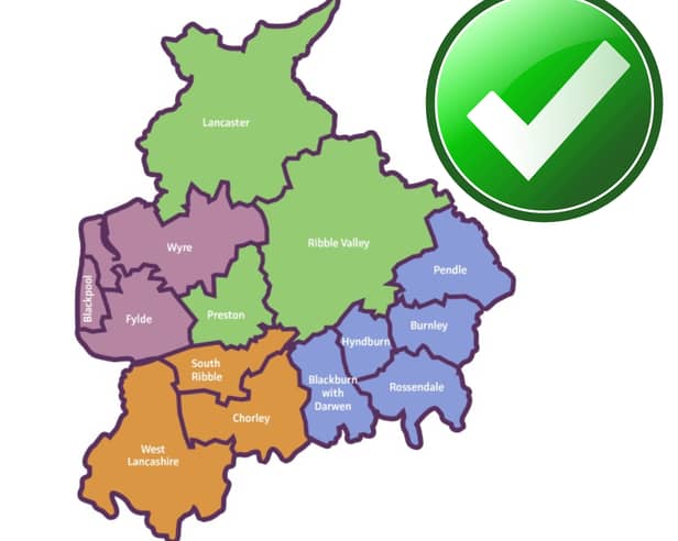 The new shape of local government in Lancashire is being unveiled today