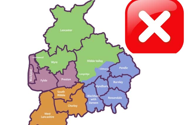 Four-council option (version 2) rejected