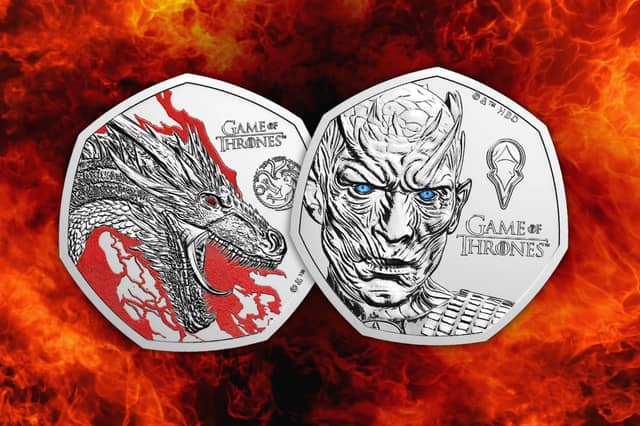 The Royal Mint has launched an official Game of Thrones coin collection celebrating 15 years of the hit fantasy series, with Ice and Fire designs available from £15.