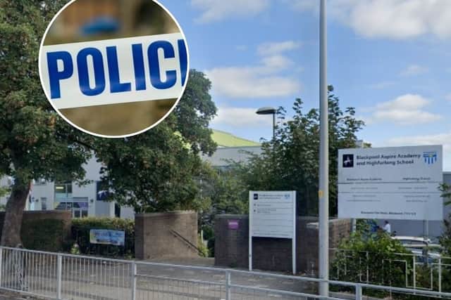 The bomb disposal unit was called to Highfurlong School yesterday