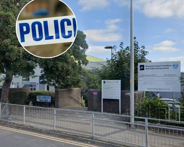 The bomb disposal unit was called to Highfurlong School yesterday