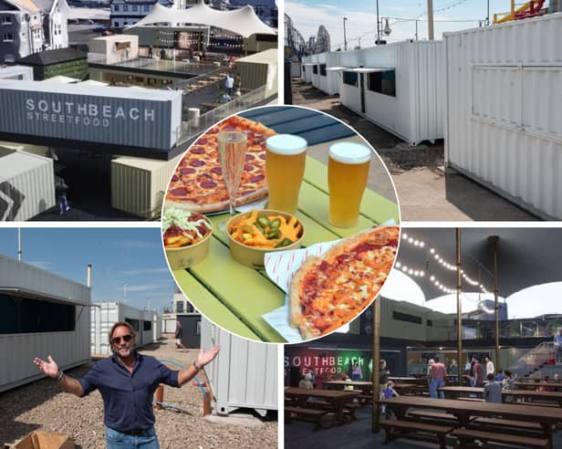 The ambitious Southbeach Street Food project is starting to take shape in Blackpool