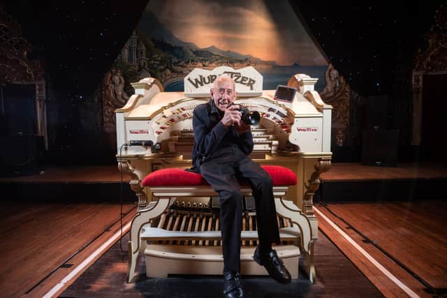 Stuart Clark, the last surviving member of the WW2 Army Film and Photographic Unit, celebrating his 100th birthday with a Wurlitzer Experience at the Blackpool Tower Ballroom