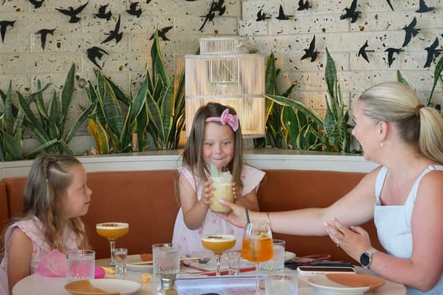 Mocktails at Beach House Blackpool Children's Menu Launch credit North of Standard
