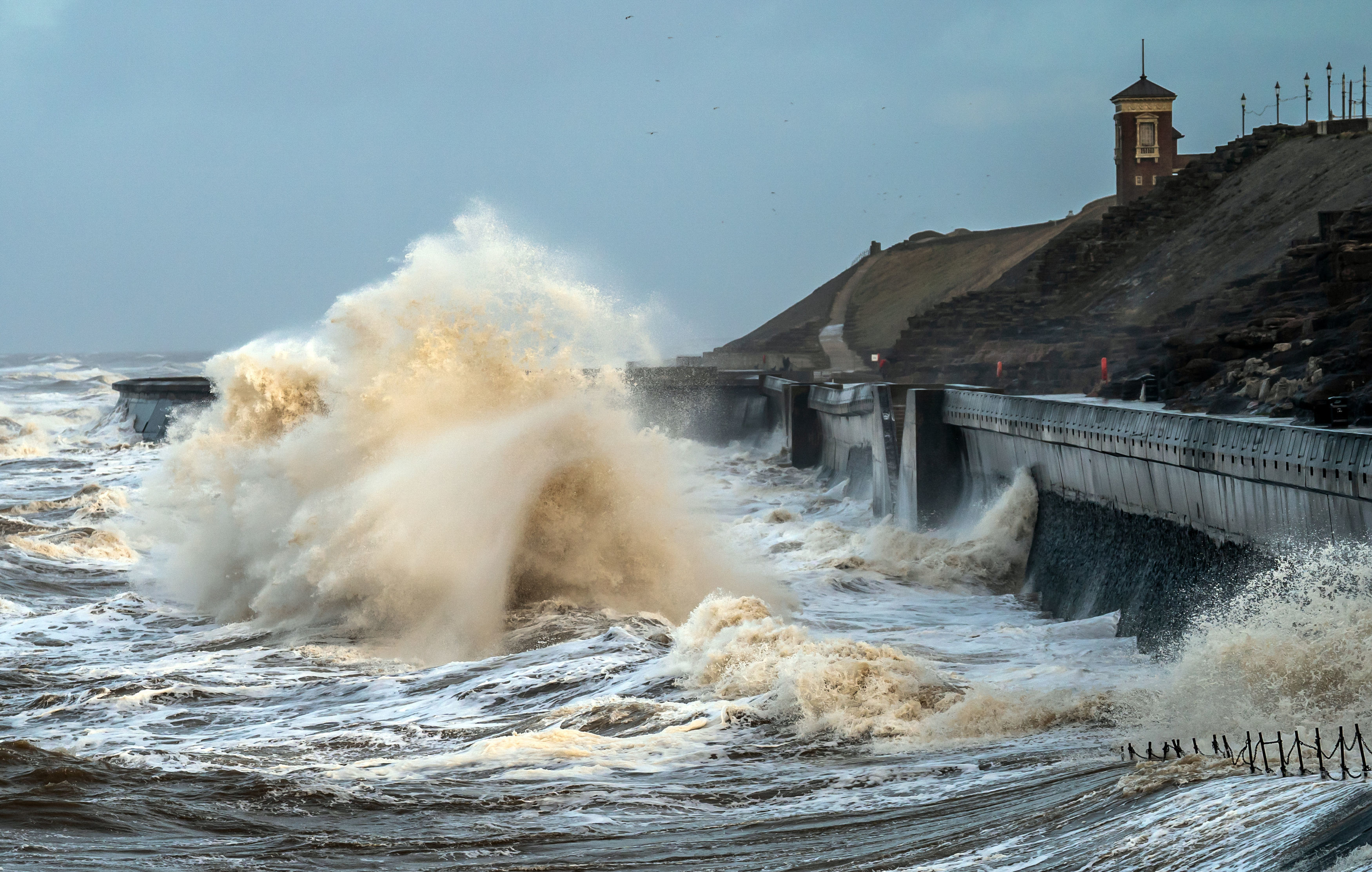 Latest Fylde Coast weather forecast as winds remain three times stronger than average