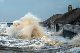 Waves break on the seafront in Blackpool (Danny Lawson/PA)