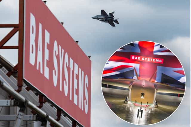 BAE Systems unveils new fighter jet designed at Warton at Farnborough Air Show