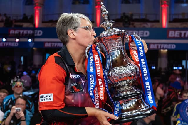Lisa Ashton won the Betfred Women's World Matchplay in Blackpool last year