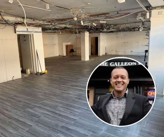 Galleon Bar owner Stephen Pierre says work has started on his second venue in the town