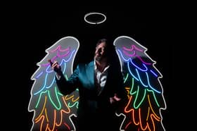 Lawrence Llewelyn Bowen posed in front of one of this year's new previews