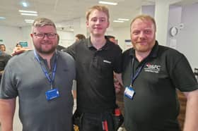 Matthew Cowan, Kai Henderson and Chris Bailey at B&FC