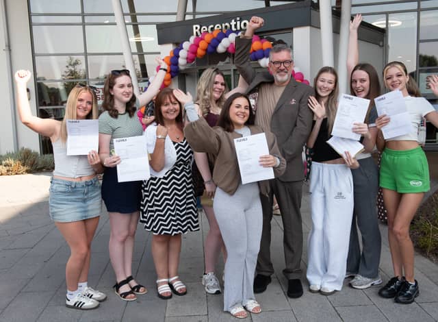 Students at Blackpool & Fylde College celebrate success in T-Levels
