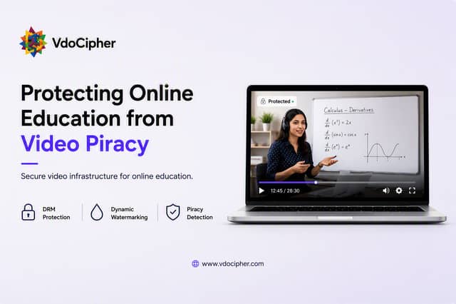 VdoCipher serves education, media, enterprise training, and entertainment organisations, and is expanding across Europe and the UK
