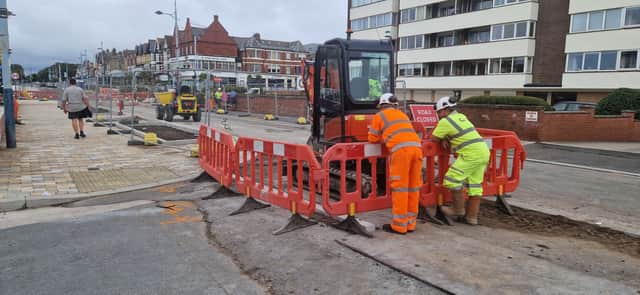 The Pier Link works in St Annes