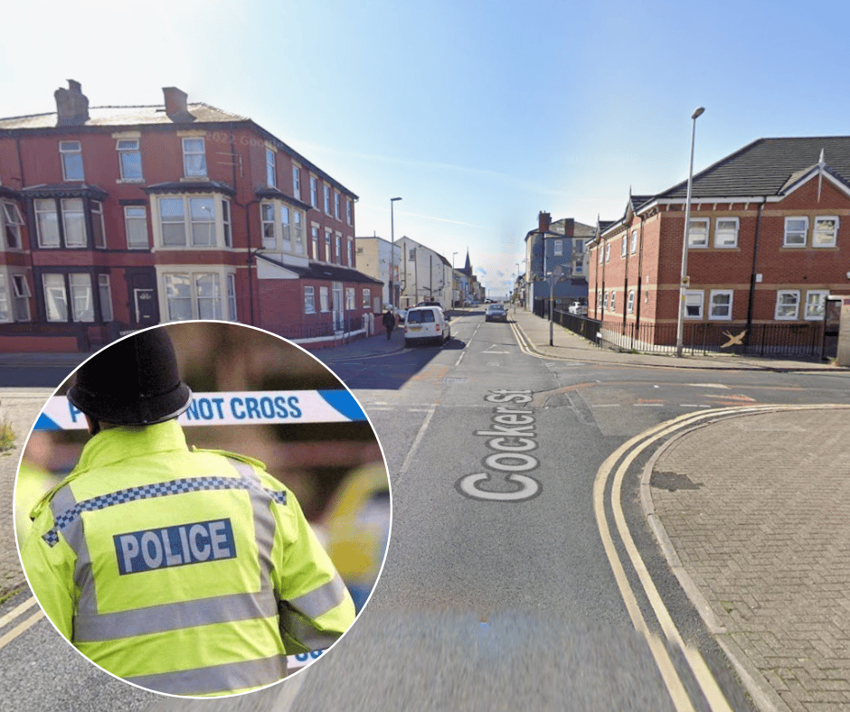 Old Map Riped Png Blackpool man charged after victim hospitalised in town centre stabbing