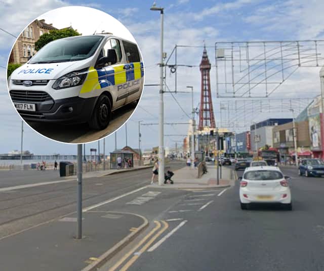 Van driver who rammed police car caused £10k of damage after high-speed chase through busy Blackpool streets