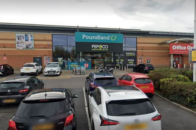 The Poundland branch at Squires Gate