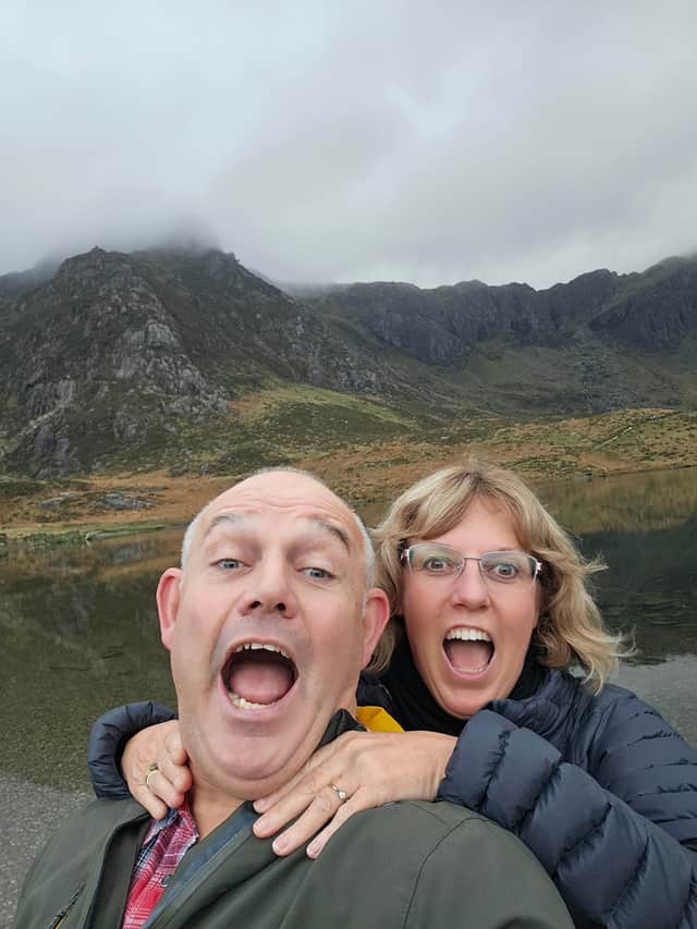 Allan Munro says mental health care on the Fylde coast is ‘too slow for people in crisis and needs to change" after his wife Giselle, 56, took her own life while under the care of Lancashire & South Cumbria NHS Foundation Trust. Pictured is the couple of 40 years in happier times